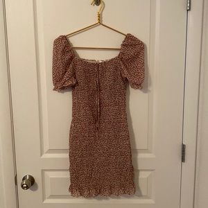 Blush J Floral Shoulder Dress Size Large Never Worn